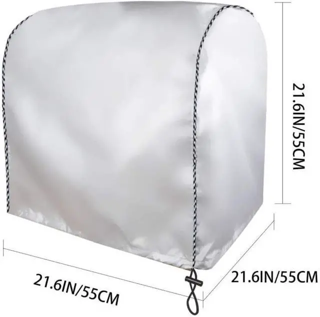 Alt view image 2 of 5 - 3D Printer Protective Cover, Anti-Dust, Waterproof Dust Cover for CR-10 300/CR-10S 300 and Other Assembled 3D Printer-Silver (21.6x21.6x21.6 inch)