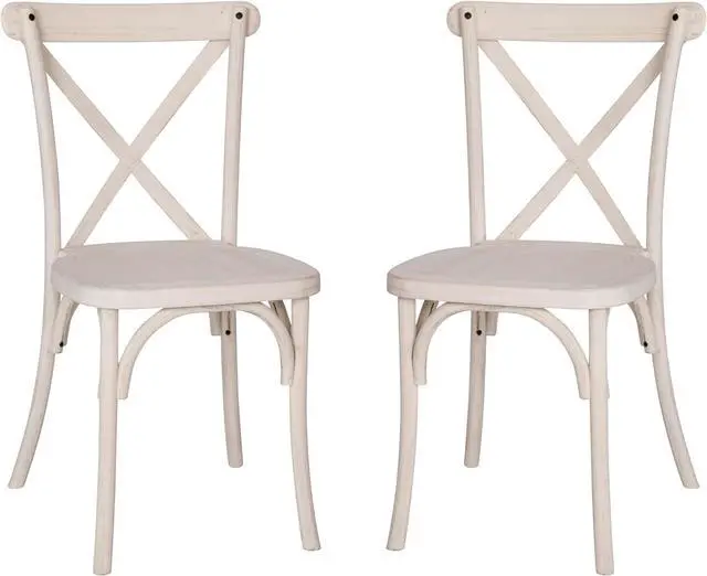 Main image of Flash Furniture 2-pack Advantage White Resin X-Back Chair