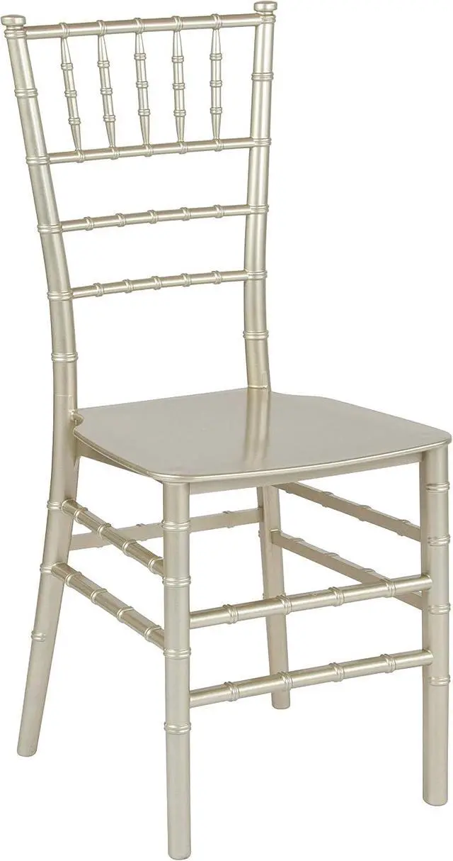 Alt view image 6 of 7 - Flash Furniture 2 Pack HERCULES Series Champagne Resin Stacking Chiavari Chair