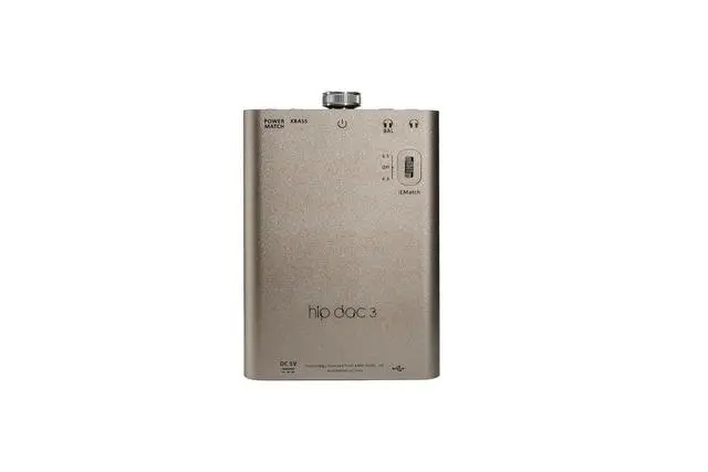 Alt view image 2 of 7 - iFi hip-dac3 - Portable Hi-Res DAC/Headphone Amp - True Balanced Circuit, 400mW Output, Dual USB-C, PCM 384kHz/DSD256/MQA Decoding, XBass Analog Enhancement, PowerMatch, iEMatch & up to 12hrs Playtime