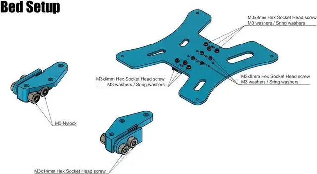 Alt view image 2 of 5 - BLV Ender 3 Pro 3D Printer Upgrade kit Dual Driver Extruder Screws Heat Bed Plate Also Compatible with Ender 3 Pro V2, Not Including MGN12 Linear Rails kit