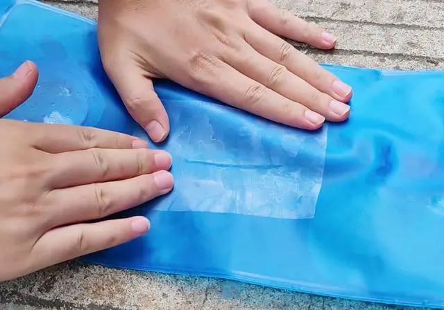 Alt view image 5 of 6 - Birllaid Inflatable Patch Repair Kit Waterproof Heavy Duty, Clear TPU Repair Tape for Bounce House, Tent, Canvas, Canopy, Pool Floats, Swimming Ring