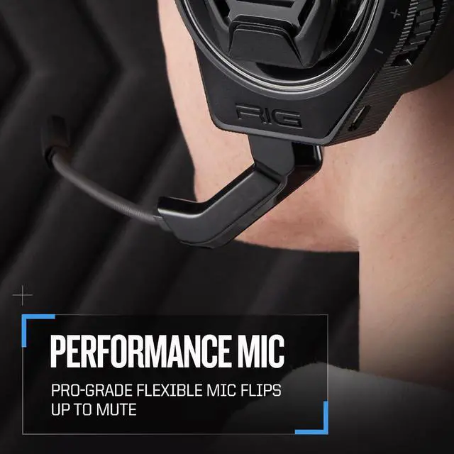Alt view image 6 of 7 - RIG 800 PRO HX Wireless Gaming Headset & Multi-Function Base Station Xbox | Officially Licensed for Xbox Series X|S, Xbox One, PC - Dolby Atmos 3D Audio - 60 Hour Battery - Flip-to-Mute Mic