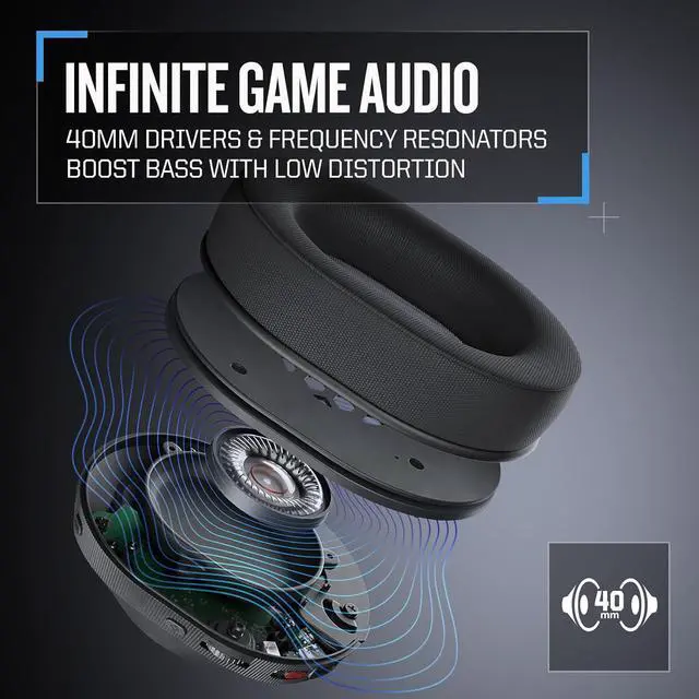 Alt view image 5 of 7 - RIG 800 PRO HX Wireless Gaming Headset & Multi-Function Base Station Xbox | Officially Licensed for Xbox Series X|S, Xbox One, PC - Dolby Atmos 3D Audio - 60 Hour Battery - Flip-to-Mute Mic