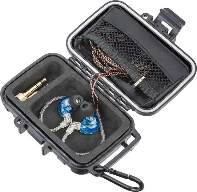 Main image of GIGCASE® in-Ear Monitor Hard Case (Small) Compatible with KZ ZS10/ZS10 Pro/ZSN/ZST/ZEX/AS10/AS16/ZSN Pro X, YINYOO, CCZ Melody IEM, in-Ears, Headphones, Earphones, Earbuds Storage Case