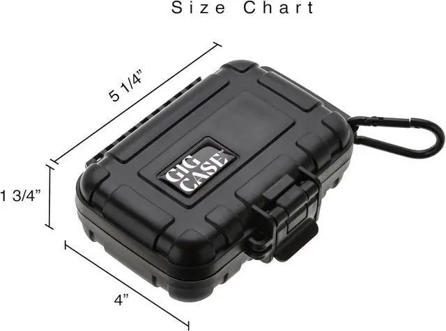 Alt view image 5 of 6 - GIGCASE® in-Ear Monitor Hard Case (Small) Compatible with KZ ZS10/ZS10 Pro/ZSN/ZST/ZEX/AS10/AS16/ZSN Pro X, YINYOO, CCZ Melody IEM, in-Ears, Headphones, Earphones, Earbuds Storage Case