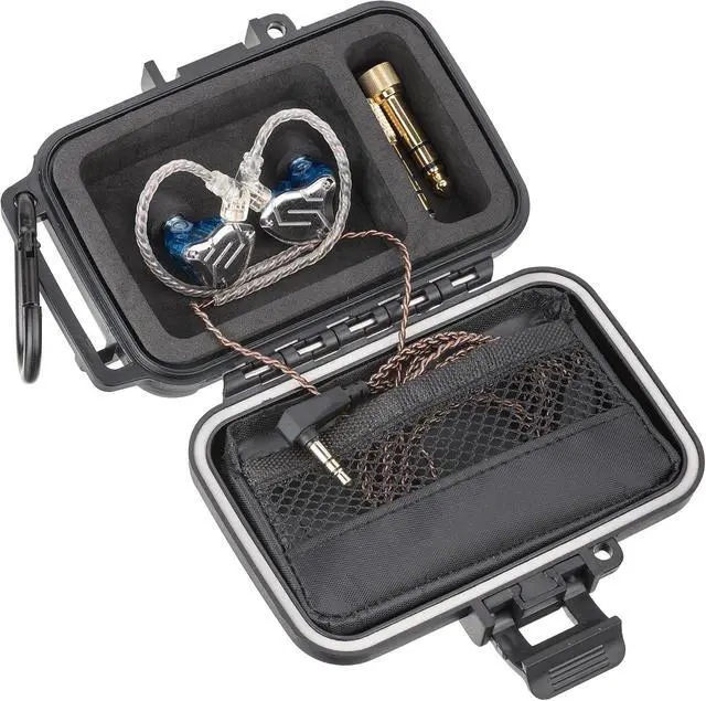 Alt view image 4 of 6 - GIGCASE® in-Ear Monitor Hard Case (Small) Compatible with KZ ZS10/ZS10 Pro/ZSN/ZST/ZEX/AS10/AS16/ZSN Pro X, YINYOO, CCZ Melody IEM, in-Ears, Headphones, Earphones, Earbuds Storage Case