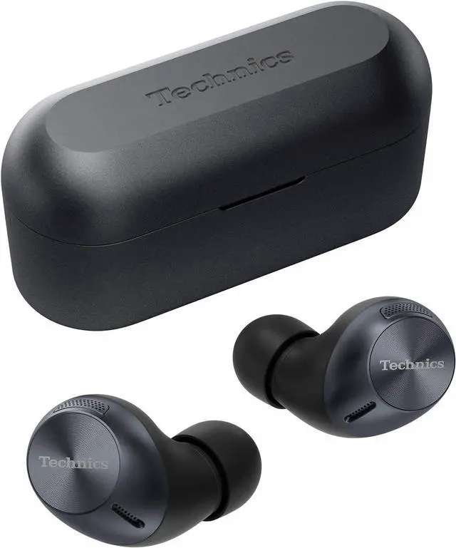 Main image of Technics True Wireless Multipoint Bluetooth Earbuds with Microphone, HiFi, Clear Calls, Long Battery Life, Lightweight Comfort Fit, Alexa Built In, EAH-AZ40-K (Black)