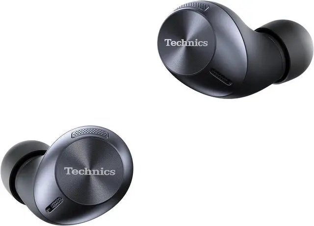 Alt view image 5 of 7 - Technics True Wireless Multipoint Bluetooth Earbuds with Microphone, HiFi, Clear Calls, Long Battery Life, Lightweight Comfort Fit, Alexa Built In, EAH-AZ40-K (Black)