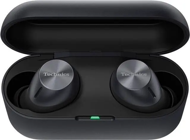 Alt view image 7 of 7 - Technics True Wireless Multipoint Bluetooth Earbuds with Microphone, HiFi, Clear Calls, Long Battery Life, Lightweight Comfort Fit, Alexa Built In, EAH-AZ40-K (Black)