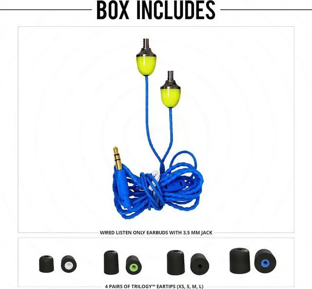 Alt view image 5 of 7 - ISOtunes Wired Listen Only Ear Protection, OSHA Compliant Earbuds for Work | IPX5 water resistance, noise-isolating earbuds, wired design, OSHA compliant, 29 dB NRR