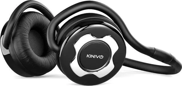 Main image of Kinivo BTH220 Bluetooth Headphones (Black, On-Ear, Wireless Music, Hands-Free Calling, Built-in Mic, Foldable, Memory Form Earpads, Travel Bag)