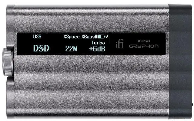 Alt view image 5 of 7 - iFi xDSD Gryphon - Ultra-Res Portable Balanced DAC & Headphone Amplifier | INPUTS: Bluetooth 5.1 / USB-C/S-PDIF / 3.5mm SE / 4.4mm Bal