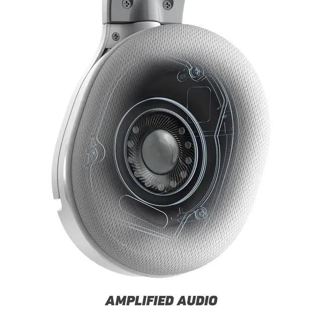 Alt view image 2 of 7 - Turtle Beach Recon 200 Gen 2 Wired Multiplatform Gaming Headset, Xbox, PS5 | Xbox Series X|S & Xbox One, PlayStation, PS4, PC, Powered Bass Boost, Flip-to-Mute Mic, Mic Monitoring, Memory Foam, White