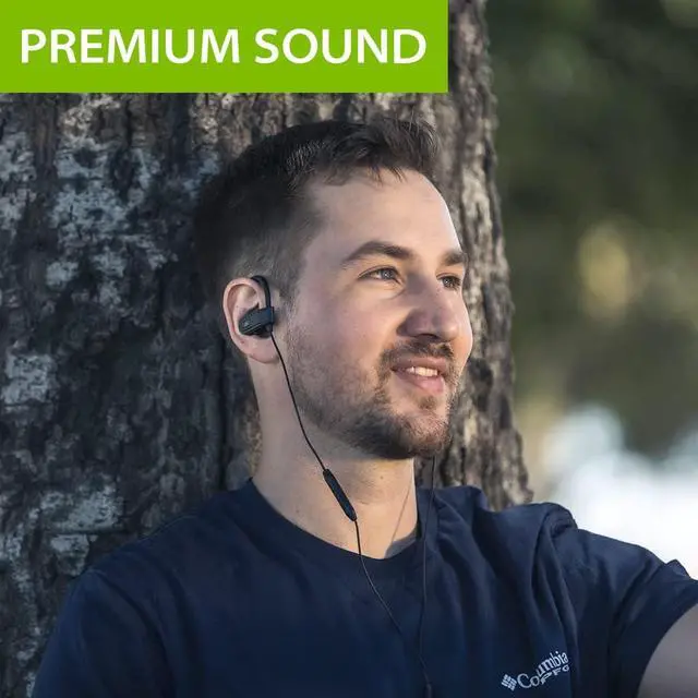 Alt view image 5 of 5 - Avantree C171 - USB-C Wired Earbuds with Microphone & Volume Controls | Ear Hook Design for Running & Sports, Comfortable Fit Headphones for iPhone 15+, Samsung and Android USB-C Phones, Black