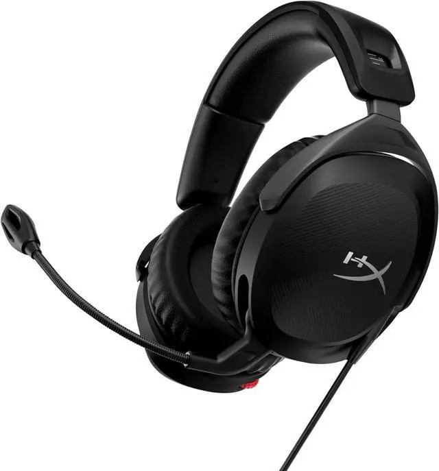 Main image of HyperX Cloud Stinger 2 Gaming Headset, DTS Headphone:X Spatial Audio, Lightweight Over-Ear Headset with mic, Swivel-to-Mute Function, 50mm Drivers, PC Compatible, Black
