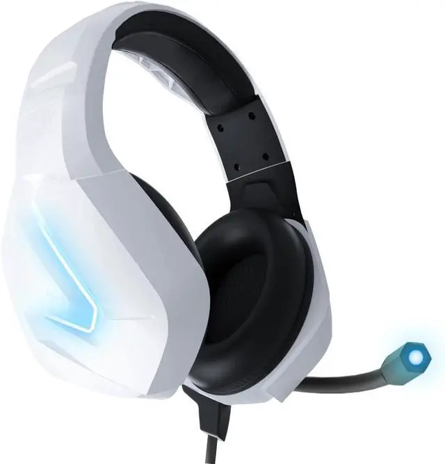 Main image of Orzly Gaming Headset (White) for PC and Gaming Consoles PS5, PS4, Xbox Series X | S, Xbox ONE, Nintendo Switch & Google Stadia Stereo Sound with Noise Cancelling mic - Hornet RXH-20 Siberia Edition