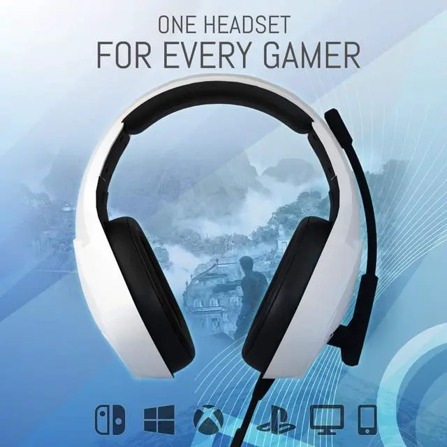 Alt view image 7 of 7 - Orzly Gaming Headset (White) for PC and Gaming Consoles PS5, PS4, Xbox Series X | S, Xbox ONE, Nintendo Switch & Google Stadia Stereo Sound with Noise Cancelling mic - Hornet RXH-20 Siberia Edition