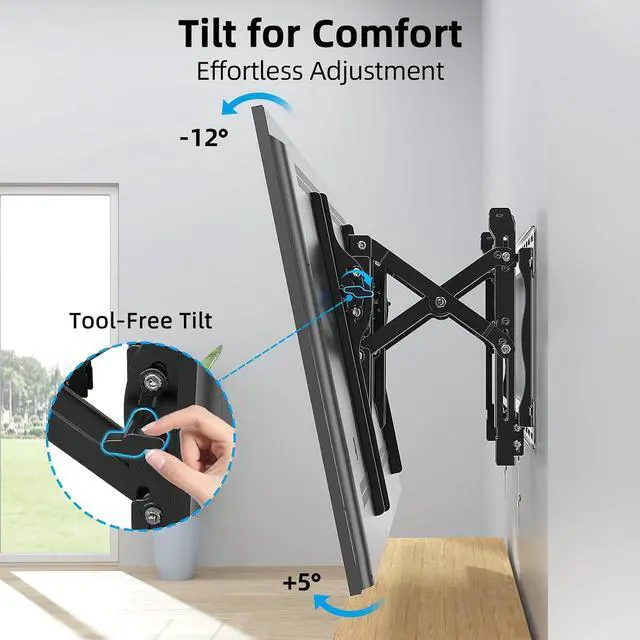 Alt view image 3 of 4 - HOME VISION Advanced Full Motion TV Mount for 32-90 Inch TVs, up to 132lbs