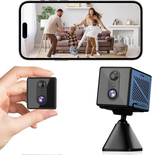 Main image of javiscam 2026 Upgraded 4K 5GHz WiFi Indoor Security Camera, Mini Nanny Camera with Free Cloud Storage, Night Vision, Motion Detection Alerts, Long Battery Life Home Surveillance Cam