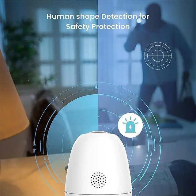 Alt view image 6 of 7 - Tenda CP6 2K Indoor Wireless Pan Tilt Cameras for Home Security, Baby Monitor, Pet Camera with Phone APP, 2-Way Audio, Night Vision, Auto Tracking, Siren, AI Human & Motion Detection