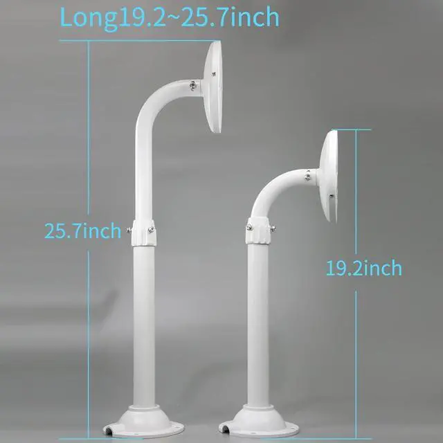 Alt view image 2 of 7 - Security Camera Mount Bracket, Dome Camera Mount Universal Camera Wall Mounting Bracket for CCTV Security Camera/IP Camera, J Type (15.7-23.6 inch)