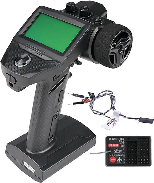 Main image of DTXMX Flysky FS-G7P+ Transmitter and FS-R11P Receiver 10CH for RC Car Boat