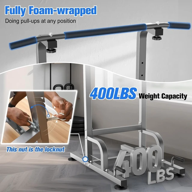 Alt view image 5 of 7 - RELIFE REBUILD YOUR LIFE Pull Up Bar Free Standing Power Tower for Home Gym
