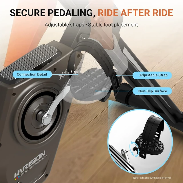Alt view image 5 of 7 - HARISON Exercise Bike for Home