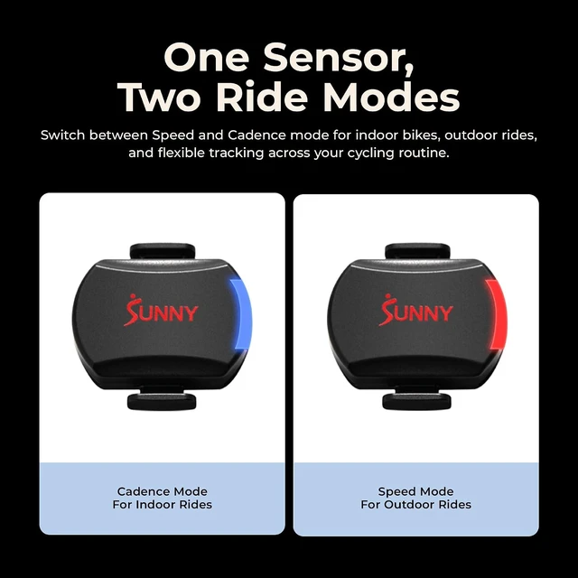 Alt view image 5 of 7 - Sunny Health & Fitness Cycling Cadence + Speed Sensor for Indoor/Outdoor