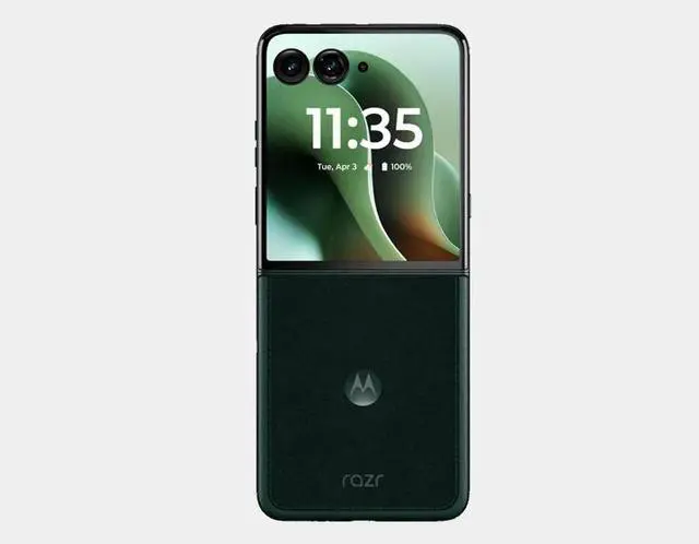 Alt view image 3 of 5 - Motorola RAZR 60 Ultra 5G 512GB ROM 16GB RAM Dual SIM GSM Unlocked - Pantone Scarab