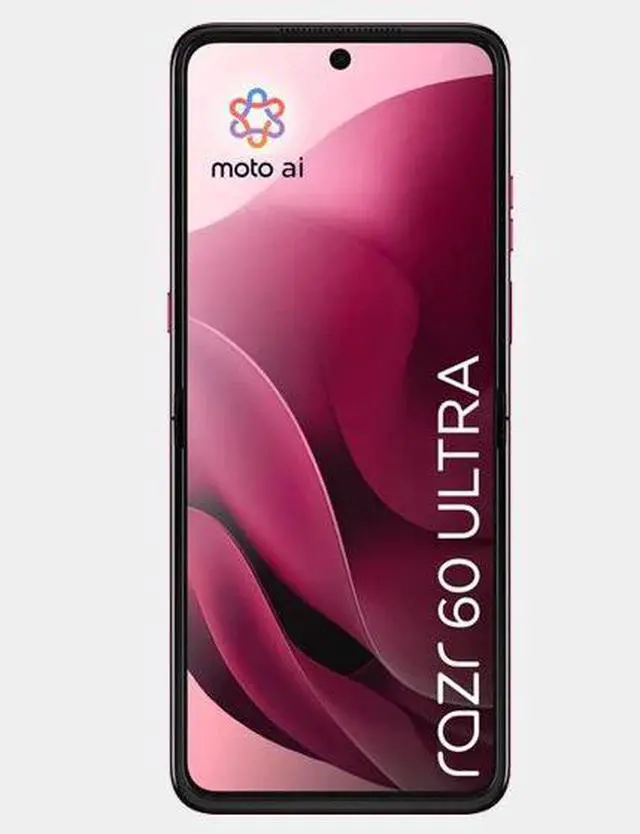 Alt view image 2 of 5 - Motorola RAZR 60 Ultra 5G 512GB ROM 16GB RAM Dual SIM GSM Unlocked - Pantone Cabaret