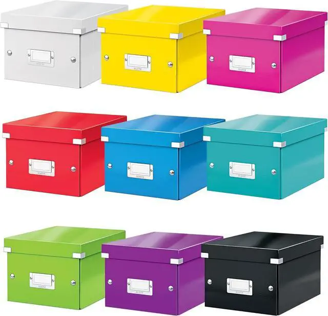 Alt view image 5 of 6 - Leitz A5 Storage Box, Click and Store Range 60430001 - Small, White Storage Box A5