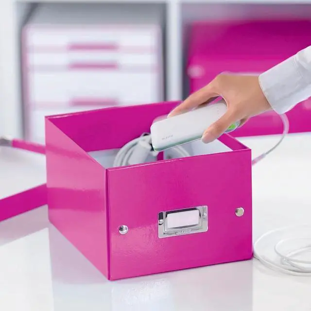 Alt view image 2 of 6 - Leitz A5 Storage Box, Click and Store Range 60430001 - Small, White Storage Box A5