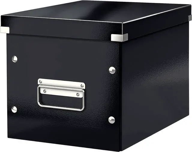 Main image of Leitz Medium Storage Cube, Black, Click and Store Range, 61090095