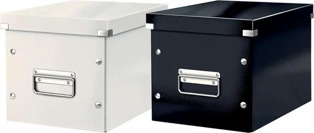 Alt view image 5 of 6 - Leitz Medium Storage Cube, Black, Click and Store Range, 61090095
