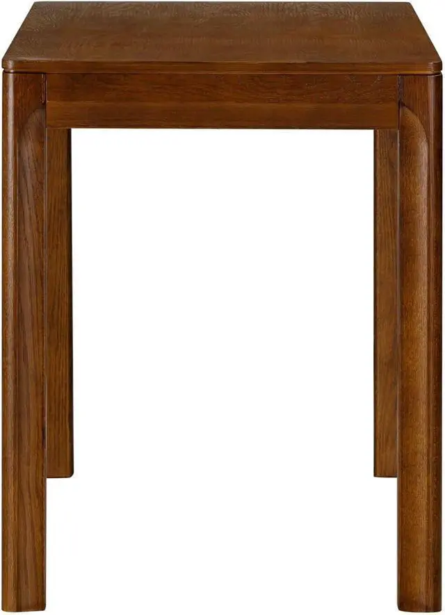 Alt view image 7 of 7 - NTC Flow Modern Wooden Rectangle Desk Table with Hidden Drawer  Waterproof & Heat Resistant, Dark Walnut