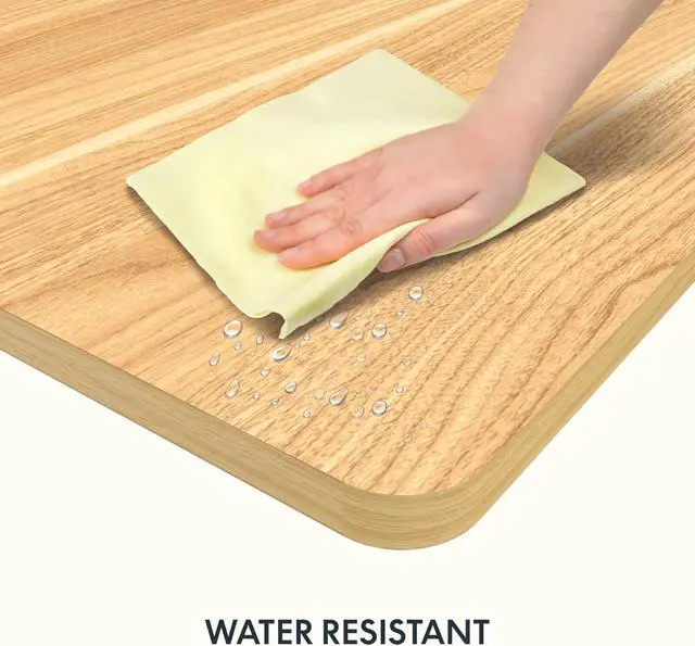 Alt view image 5 of 7 - FLEXISPOT Whole Piece 55"x28" Desktop 1" Thickness Height Adjustable Desk Rectangular Tabletop Maple Board (55INCH Maple Top)