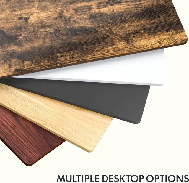 Alt view image 6 of 7 - FLEXISPOT Whole Piece 55"x28" Desktop 1" Thickness Height Adjustable Desk Rectangular Tabletop Maple Board (55INCH Maple Top)