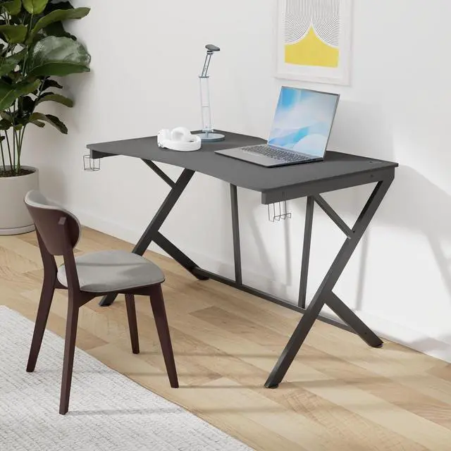 Alt view image 2 of 7 - FDW Gaming Desk Gaming Table 45.2" W x 29" D PC Computer Desk Home Office Desk Table with Cup Holder Headphone Hook Gamer Workstation Game Table for Boys Girls.