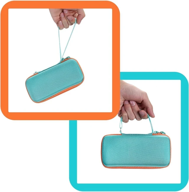 Alt view image 7 of 7 - Aenllosi Storage Case for 3Doodler Start+Essentials, Green+Orange Zipper