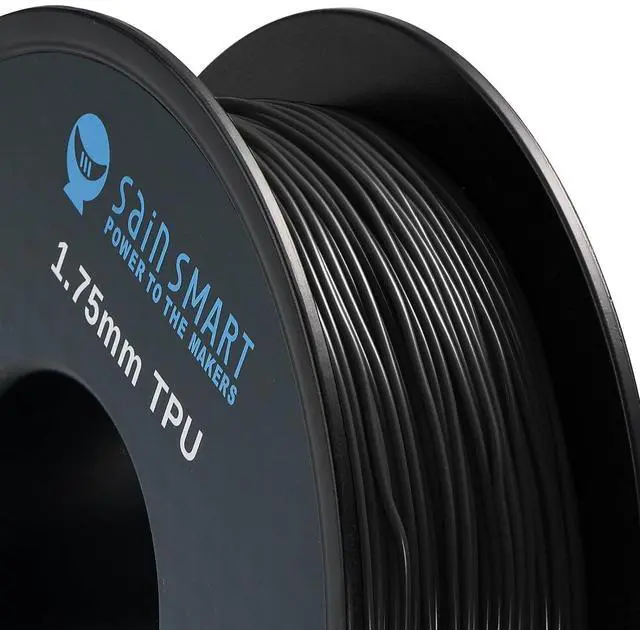Alt view image 4 of 6 - SainSmart TPU Filament 1.75, Blck Flexible TPU 3D Printing Filament, 1.75 mm, 0.8 kg, Dimensional Accuracy +/- 0.05 mm