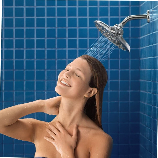 Alt view image 5 of 7 - Moen Velocity Chrome Two-Function Rainshower 8-Inch Shower Head with Immersion Technology for a High-Pressure Rinse, S6320