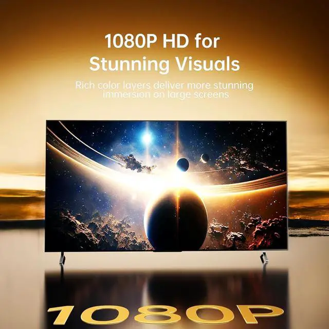 Alt view image 2 of 7 - DisplayPort to VGA Cable 6ft, 1.8m DP to VGA Male-to-Male Adapter, 1080P HD Video Converter Cord for Laptop, PC to Monitor, Projector, Display