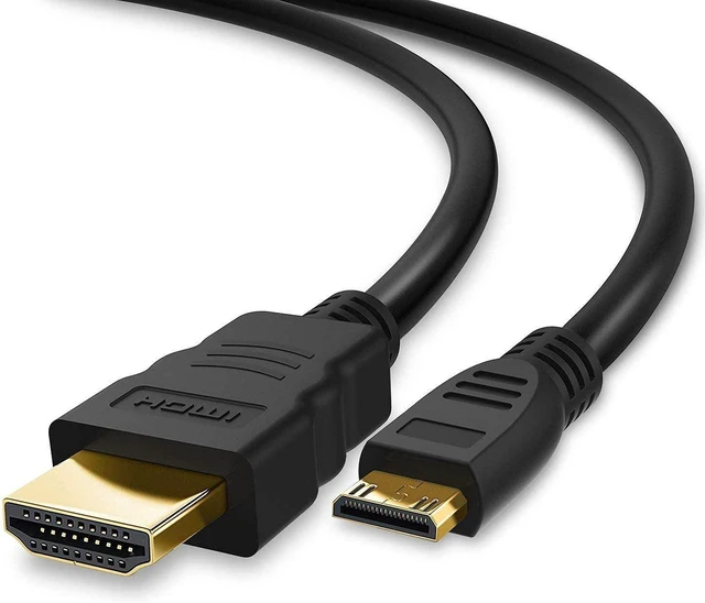 Main image of BRENDAZ Standard Mini HDMI to HDMI Cable Compatible with Canon EOS 5D Mark II, Mark III and EOS Rebel T7i 60D T6i T6 T6s T5 T5i DSLR Camera, (6-Feet)