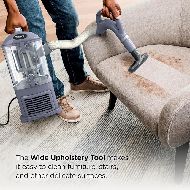 Alt view image 4 of 7 - Shark Navigator Lift-Away Upright Vacuum, HEPA, Pet Hair, Lavender, NV352