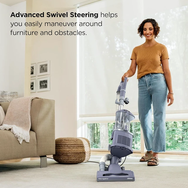 Alt view image 5 of 7 - Shark Navigator Lift-Away Upright Vacuum, HEPA, Pet Hair, Lavender, NV352