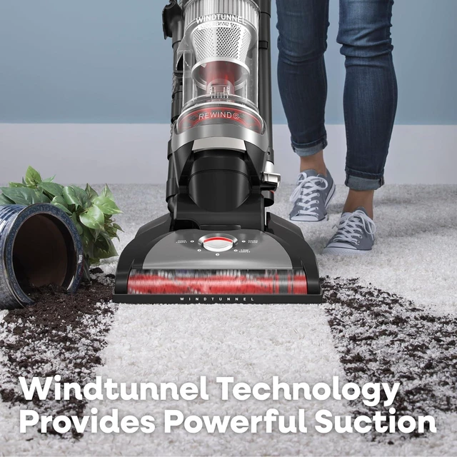 Alt view image 2 of 6 - Hoover WindTunnel Cord Rewind Pro Bagless Vacuum Cleaner, Upright