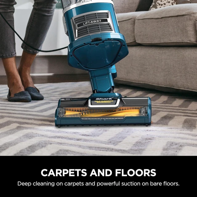 Alt view image 3 of 7 - Shark Navigator Lift-Away Vacuum, Self-Cleaning, HEPA, Teal, ZU503AMZ
