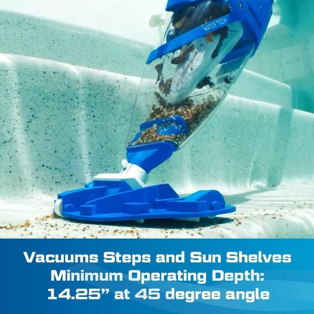 Alt view image 3 of 7 - POOL BLASTER Centennial Cordless Pool Vacuum w/Pole Set - XL Debris Capacity & Advanced Filtration, Handheld Rechargeable Pool Cleaner for Sand, Silt & Leaves in Inground & Above Ground Pool